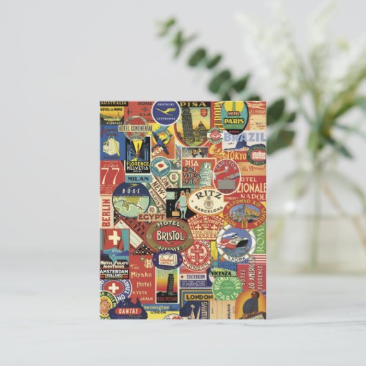 Koolstofvervoer Briefkaart (Staand voorkant)