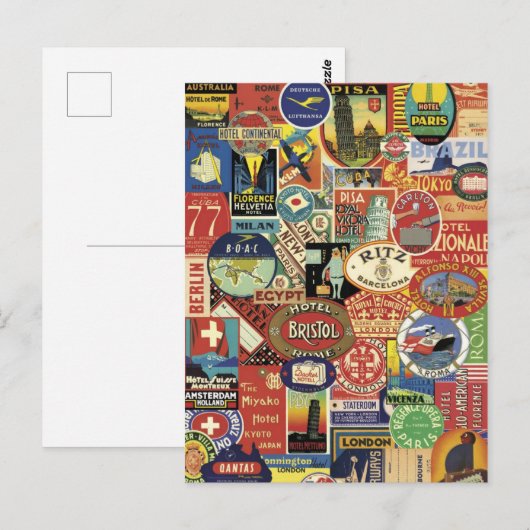 Koolstofvervoer Briefkaart (Voorkant / Achterkant)