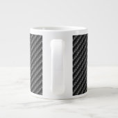 Koolstofvezel 2 Jumbo-Mok Grote Koffiekop (Achterkant)