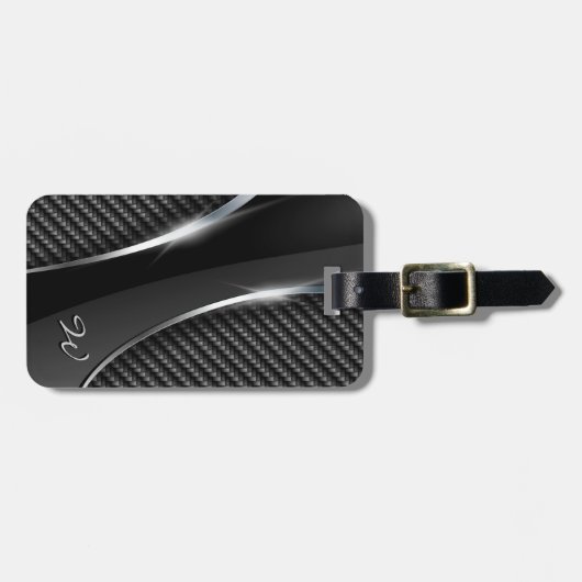 Koolstofvezel 3-Bagagelabel Bagagelabel (Voorkant horizontaal)