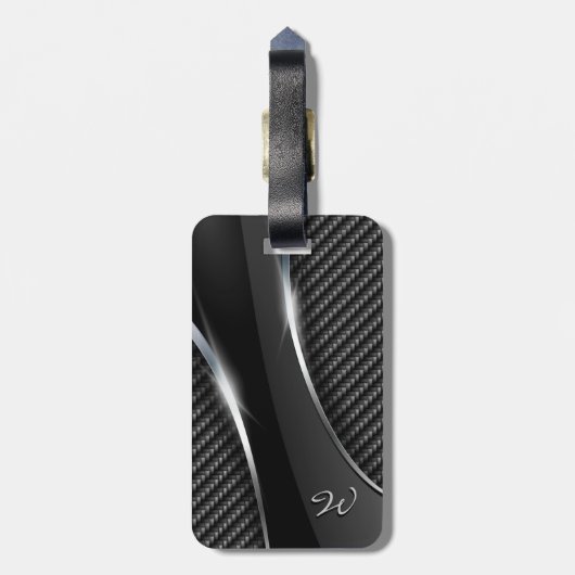 Koolstofvezel 3-Bagagelabel Bagagelabel (Achterkant verticaal)