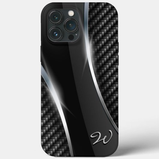 Koolstofvezel 3 Case-Mate iPhone case (Achterkant)