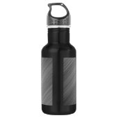 Koolstofvezel en geborsteld metaal 4A Waterfles (Achterkant)