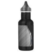 Koolstofvezel en geborsteld metaal 4A Waterfles (Links)