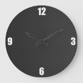 Koolstofvezel Grote Klok (Voorkant)