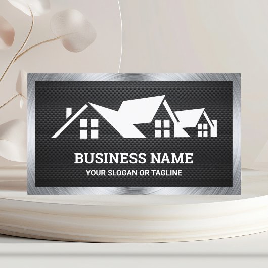 Koolstofvezel Huis Dakbedekking Bouw Roofer Visitekaartje