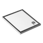 Koolstofvezel kijkt Gecontroleerde vlag Notitieblok (Schuin)