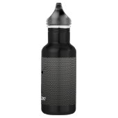 Koolstofvezel look Scherm Silhouet Waterfles (Rechts)