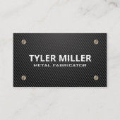 koolstofvezel | Metaalschroeven Visitekaartje (Voorkant)