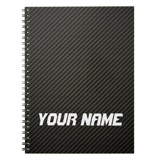 Koolstofvezel Notitieboek (Voorkant)