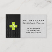 koolstofvezel | Plus hartslagmeter Visitekaartje (Voorkant)