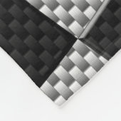 Koolstofvezel-raceafdruklezer Fleece Deken (Hoek)