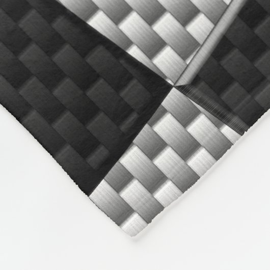 Koolstofvezel-raceafdruklezer Fleece Deken (Hoek)