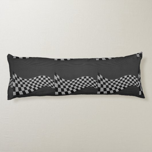 Koolstofvezel-raceafdruklezer Lichaamskussen (Achterkant)