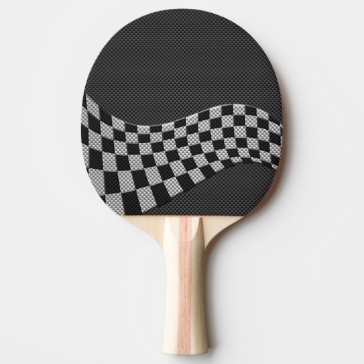 Koolstofvezel-raceafdruklezer Tafeltennisbatje (Voorkant)