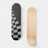 Koolstofvezel-racevoetdecor Persoonlijk Skateboard (Voorkant)