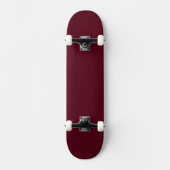 Koolstofvezel Rood skateboard Dek (Voorkant)