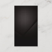 Koolstofvezel Textuur Donkere achtergrond Visiteka Visitekaartje (Achterkant)