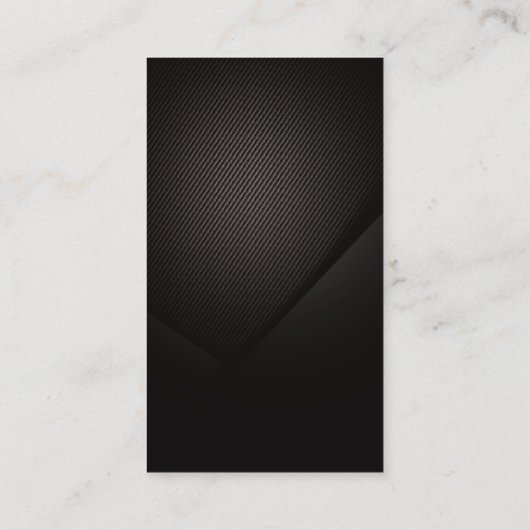 Koolstofvezel Textuur Donkere achtergrond Visiteka Visitekaartje (Achterkant)
