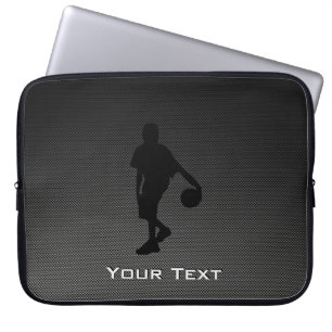 Koolstofvezel ziet er Basketball Player uit Laptop Sleeve