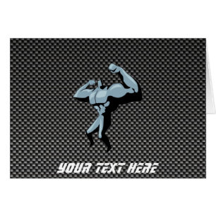 Koolstofvezel ziet er uit in Bodybuilder