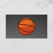 Koolstofvezel ziet er uit op Basketball Visitekaartje (Achterkant)