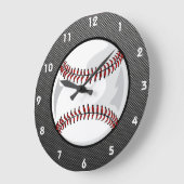 Koolstofvezel ziet er uit op honkbal grote klok (Hoek)