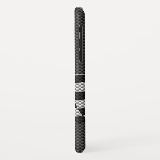 Koolstofvezelstijl Gecontroleerde ractgolven Case-Mate iPhone Case (Achterkant/links)