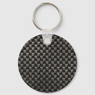 Koolstofvezeltextuur Sleutelhanger