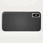 Koolstofvezelversterkte polymeer textuur Case-Mate iPhone case (Achterkant (horizontaal))