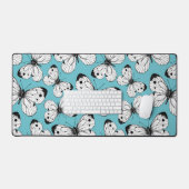 Koolstofvlinderpatroon Bureaumat (Keyboard & Muis)