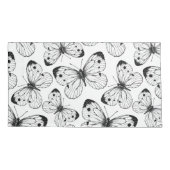 Koolstofvlinderpatroon Kussensloop (Achterkant-Links)