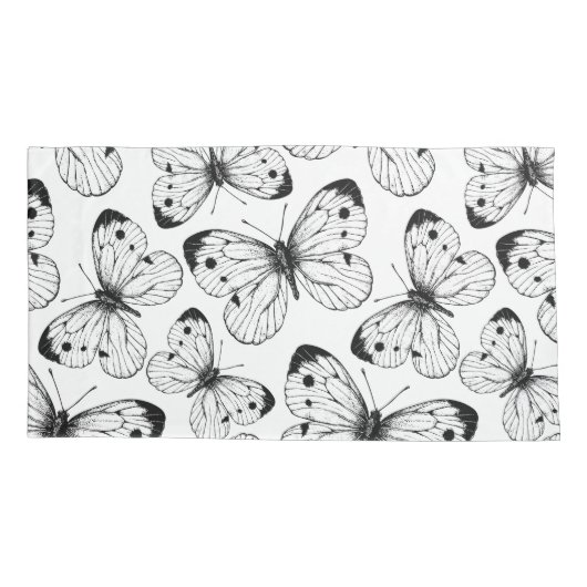 Koolstofvlinderpatroon Kussensloop (Achterkant-Links)