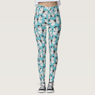 Koolstofvlinderpatroon Leggings