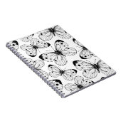 Koolstofvlinderpatroon Notitieboek (Rechterzijde)