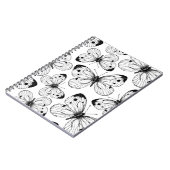 Koolstofvlinderpatroon Notitieboek (Linkerzijde)