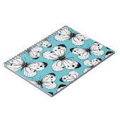 Koolstofvlinderpatroon Notitieboek (Linkerzijde)