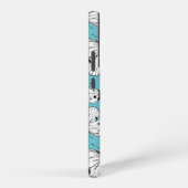 Koolstofvlinderpatroon Samsung Galaxy Hoesje (Rechterkant)