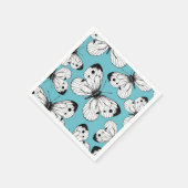 Koolstofvlinderpatroon Servet (Hoek)