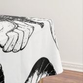 Koolstofvlinderpatroon Tafelkleed (Voorbeeld)