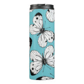 Koolstofvlinderpatroon Thermosbeker (Achterkant)