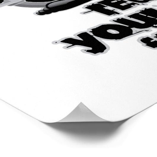 Koolstofvoetafdruk Poster (Hoek)