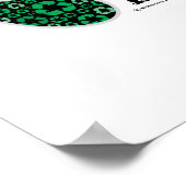 Koolstofvoetafdruk Poster (Hoek)