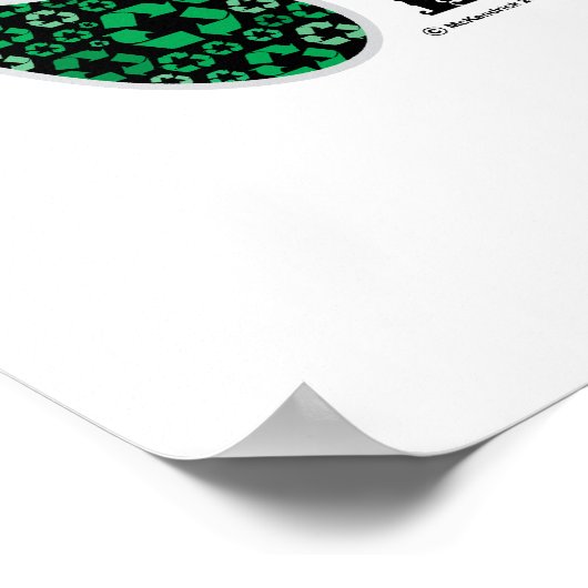 Koolstofvoetafdruk Poster (Hoek)