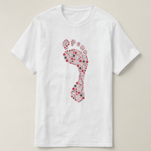 Koolstofvoetafdruk T-shirt