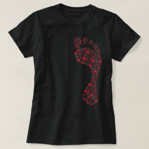 Koolstofvoetafdruk T-shirt