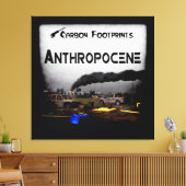 Koolstofvoetafdrukken - Antropoceen Canvas Afdruk (Insitu (Woonkamer))