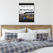 Koolstofvoetafdrukken - Antropoceen Canvas Afdruk (Insitu (Slaapkamer))