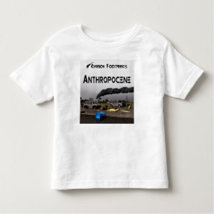 Koolstofvoetafdrukken - Antropoceen Kinder Shirts