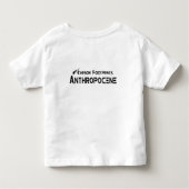 Koolstofvoetafdrukken - Antropoceen Kinder Shirts (Achterkant)